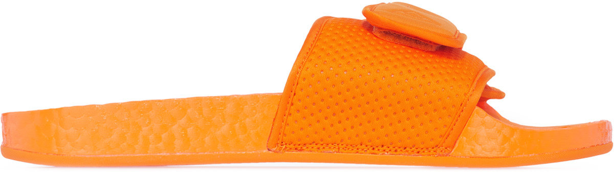 adidas Originals x Pharrell Williams: Orange Pharrell Williams Boost Slides - 1