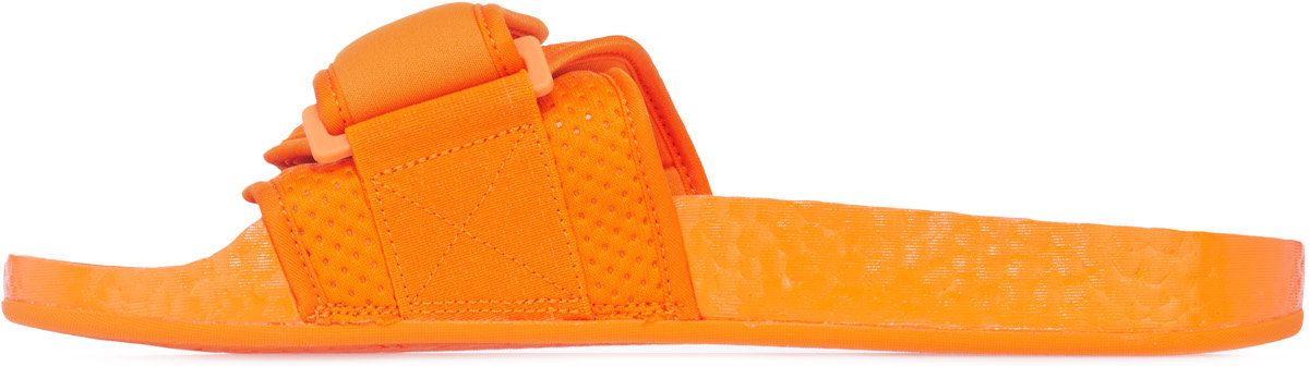 adidas Originals x Pharrell Williams: Orange Pharrell Williams Boost Slides - 2