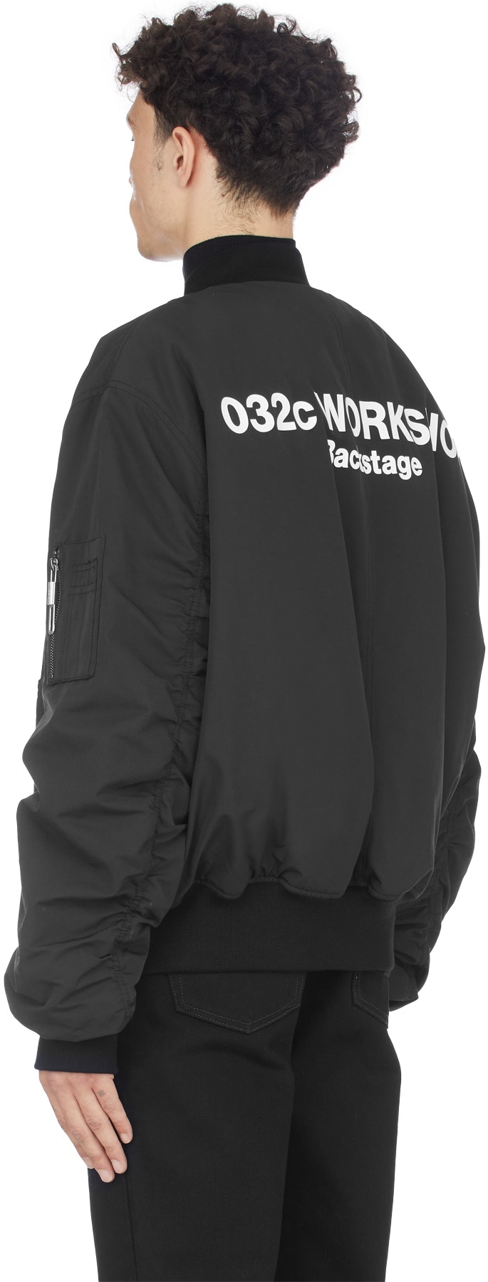 032c: Black Maria Bomber Jacket - 3