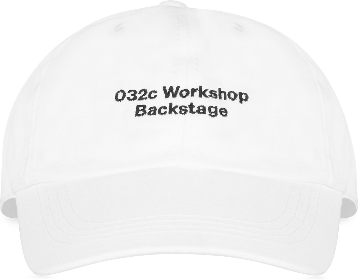 032c: White Maria 'Backstage' Canvas Cap - 1