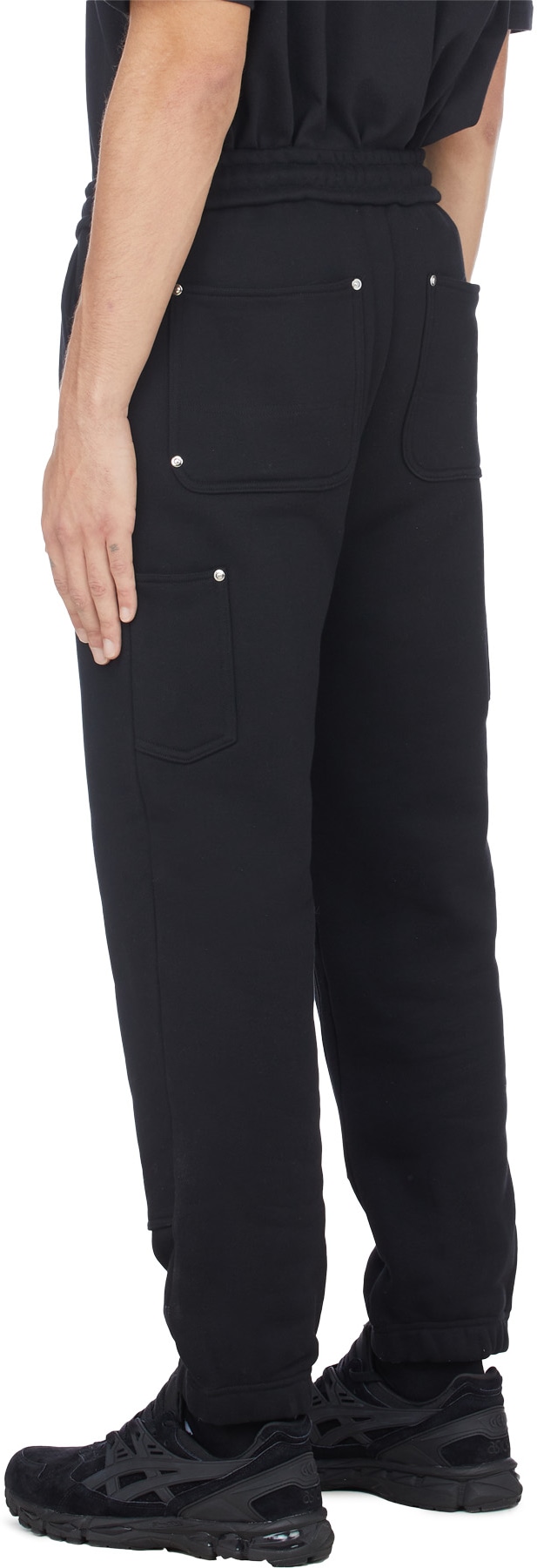 032c: Noir Pantalon de Survêtement Maria Noir - 3