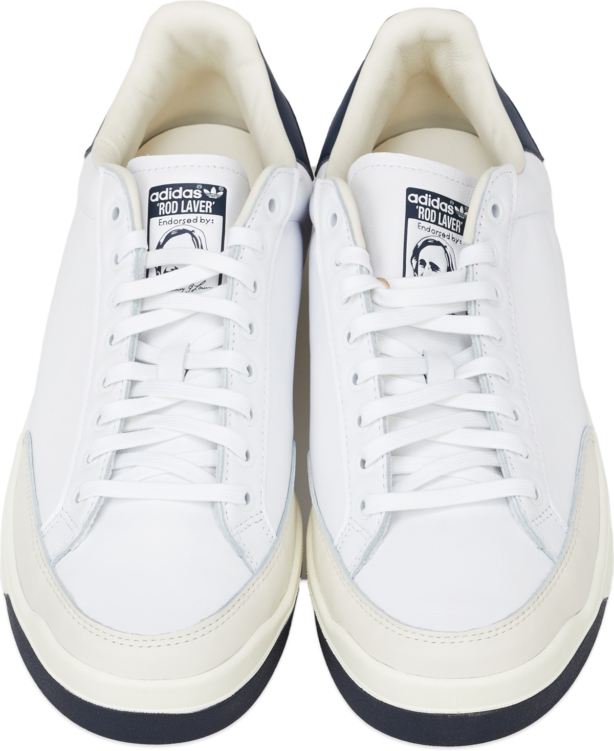 adidas Originals: Blanc Rob Laver Blanc - 4