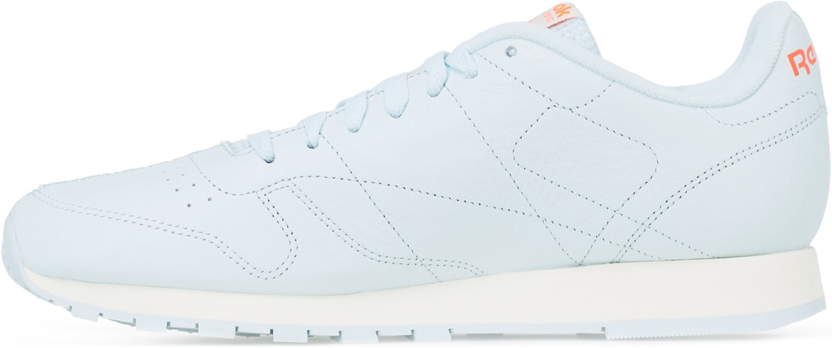 Reebok: Bleu Classique Cuir Bleu - 2