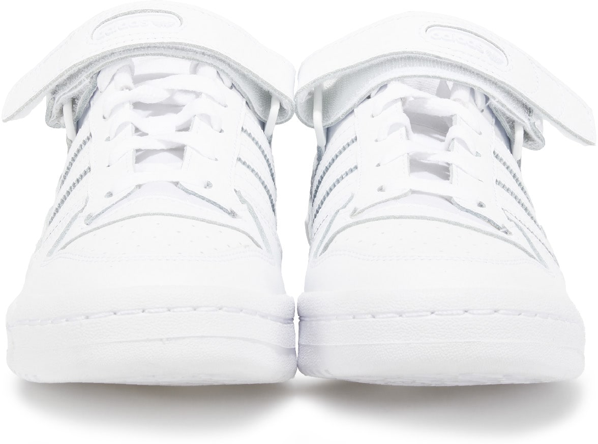 adidas Originals: White Forum Low - 3