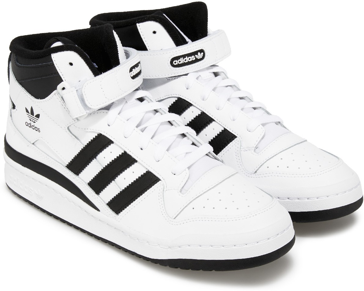 adidas Originals: White Forum Mid - 4