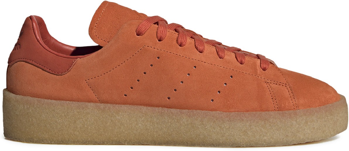 adidas Originals: Orange Stan Smith Crepe - 1