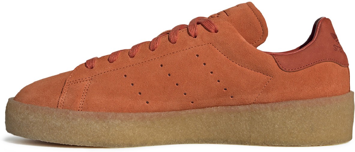 adidas Originals: Orange Stan Smith Crepe - 2