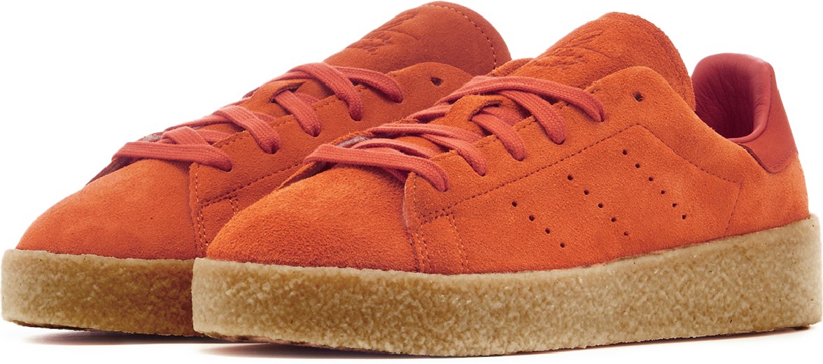 adidas Originals: Orange Stan Smith Crepe - 3