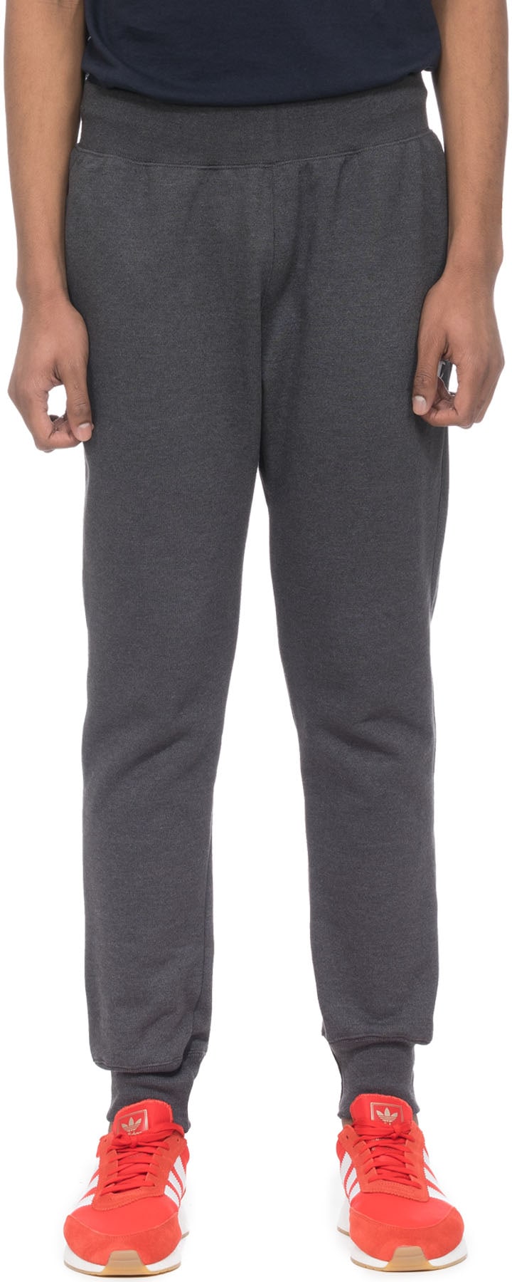 Champion: Grey Reverse Weave Jogger Pants - 1