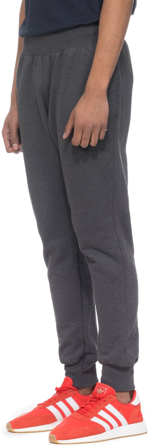 Champion: Grey Reverse Weave Jogger Pants - 2