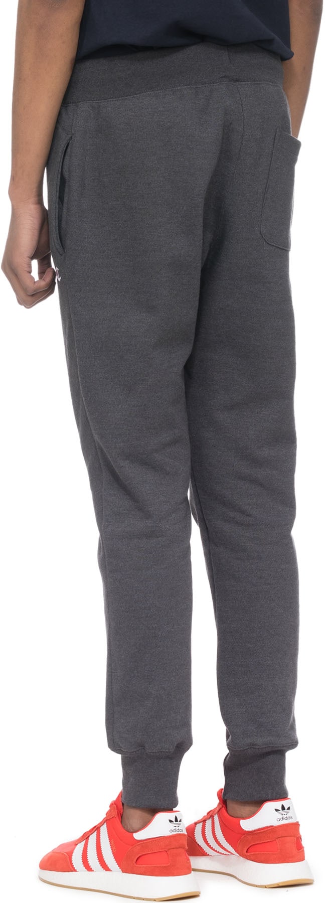 Champion: Grey Reverse Weave Jogger Pants - 3