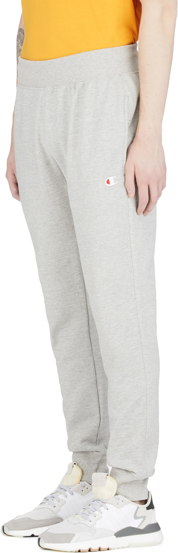 Champion: Grey Reverse Weave Jogger Pants - 2