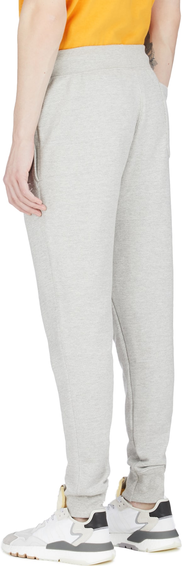 Champion: Grey Reverse Weave Jogger Pants - 3