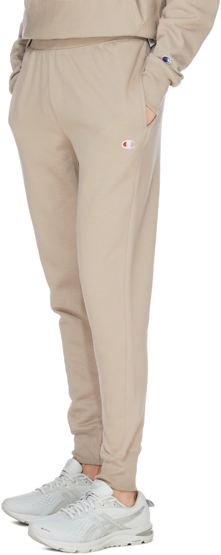 Reverse weave trim joggers hotsell