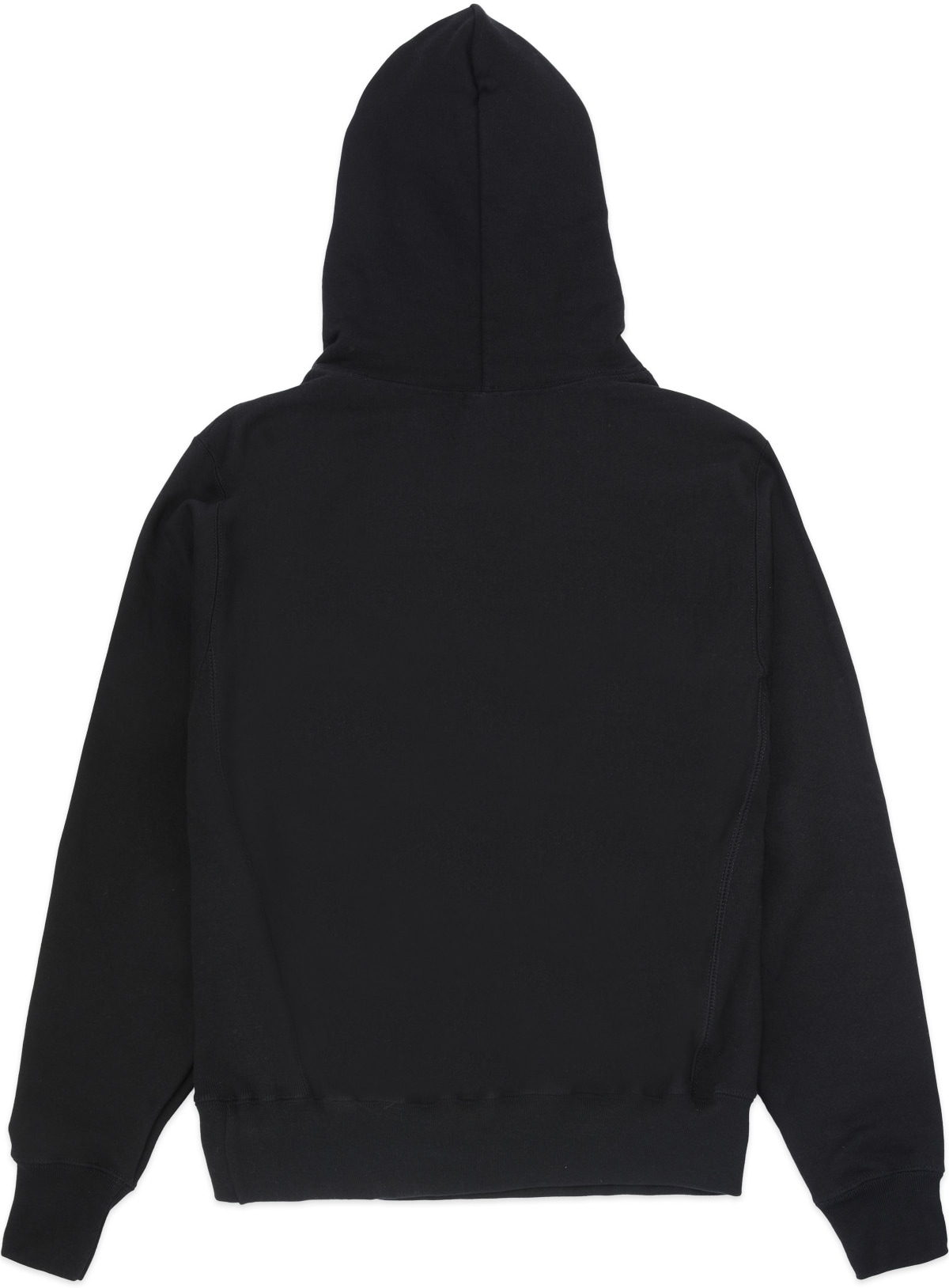 Champion: Black Reverse Weave Hoodie - 2