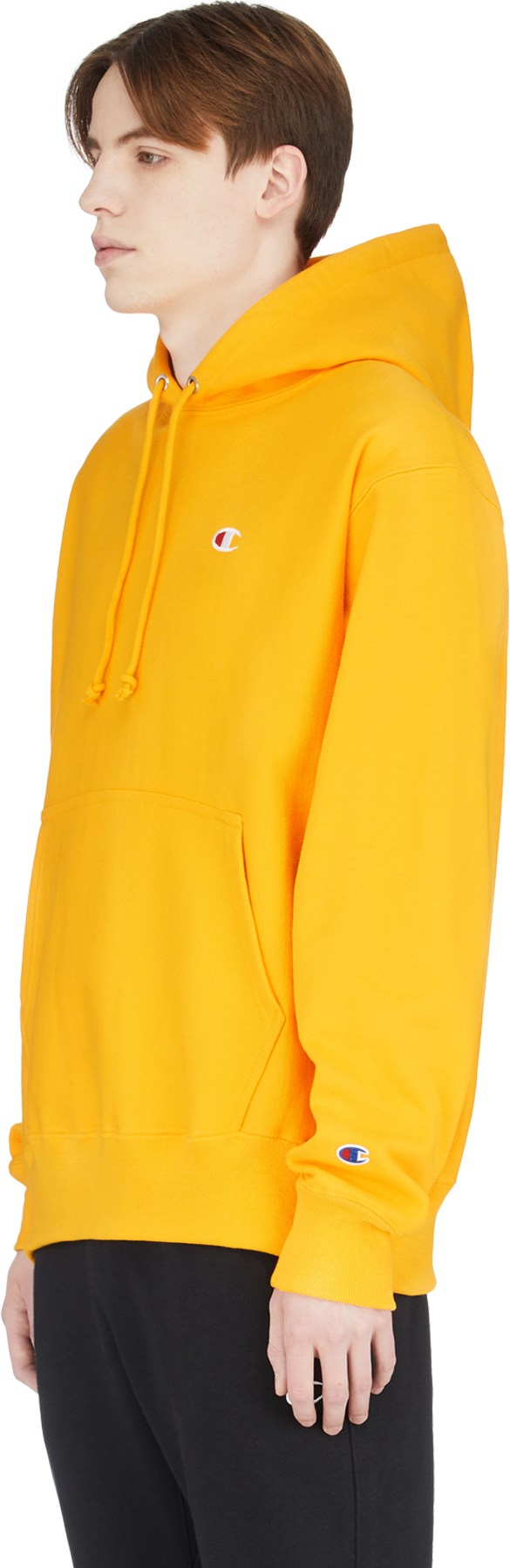 Champion: Gold Reverse Weave Hoodie - 2