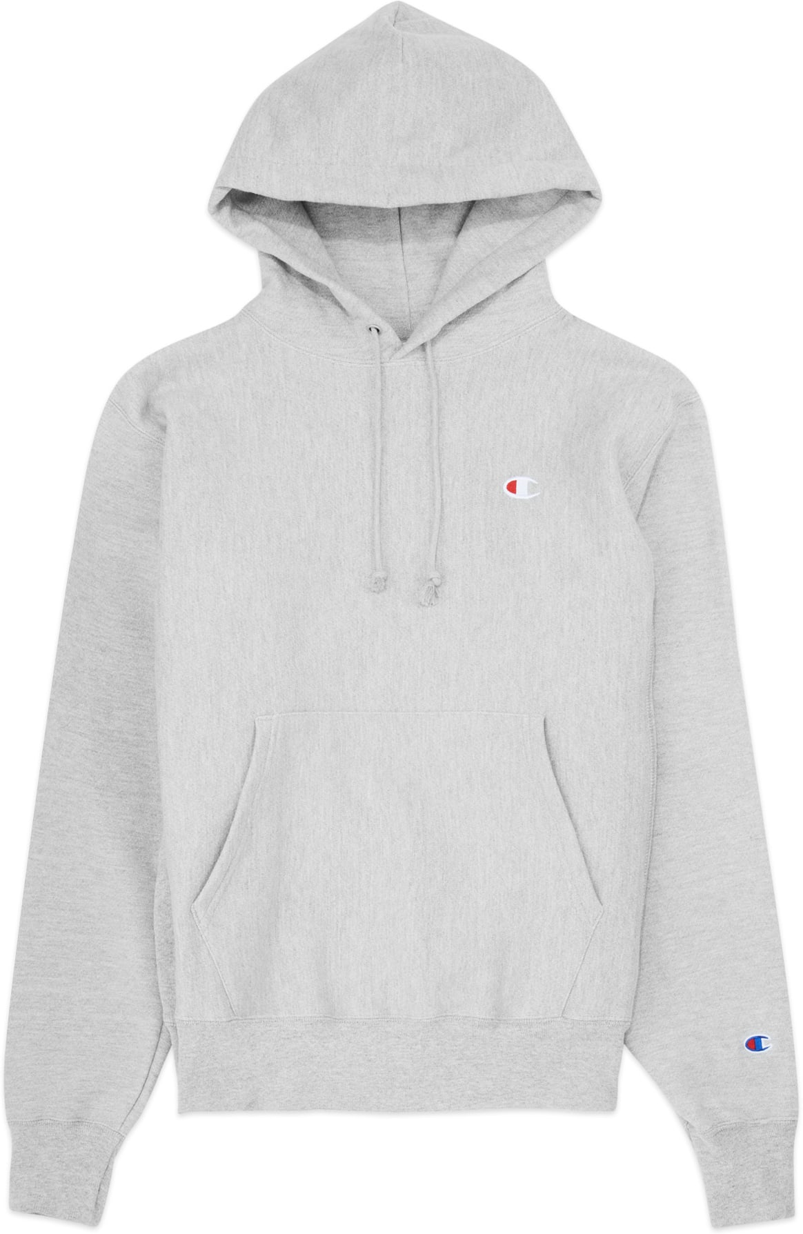 Champion: Grey Reverse Weave Hoodie - 1