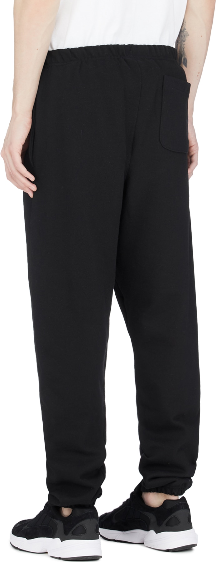 Champion: Black Reverse Weave Sweatpants - 3