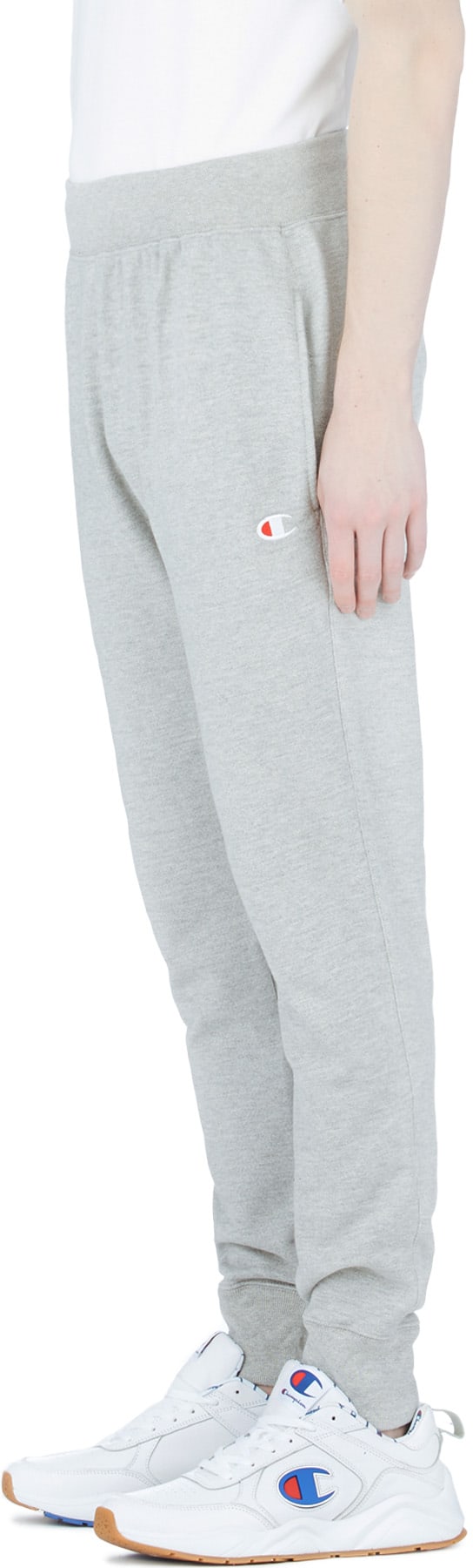 Champion: Grey Reverse Weave Sweatpants - 2