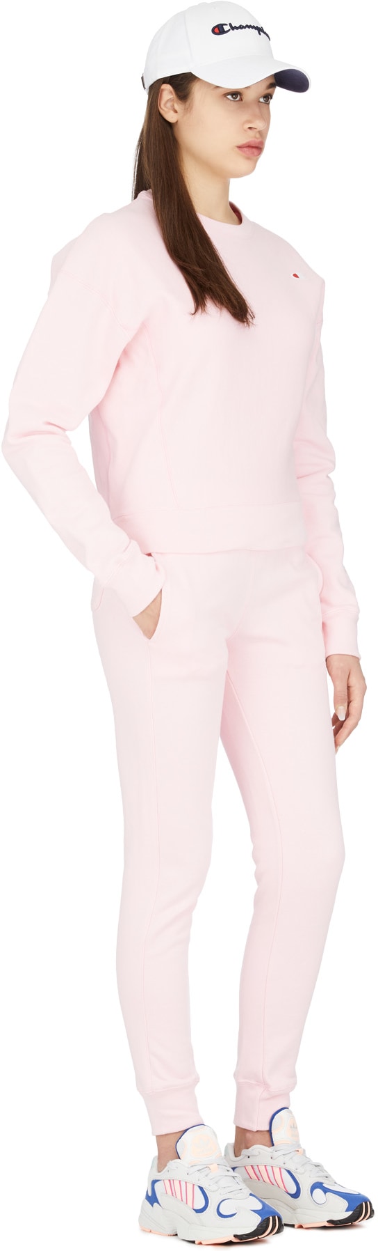 Champion: Rose Reverse Weave Crew Neck Pullover Rose - 4