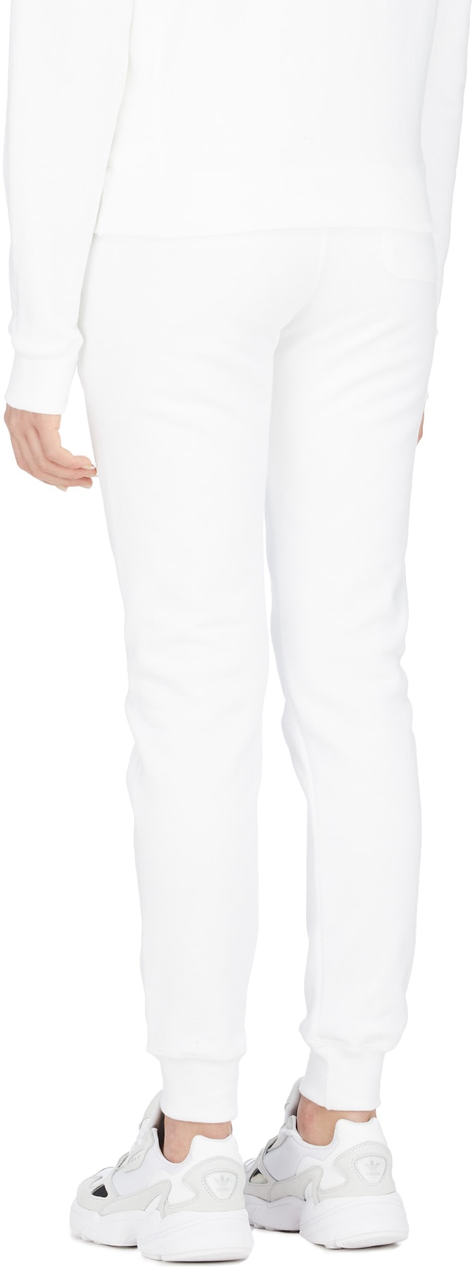 Champion: White Reverse Weave Jogger Pants - 3