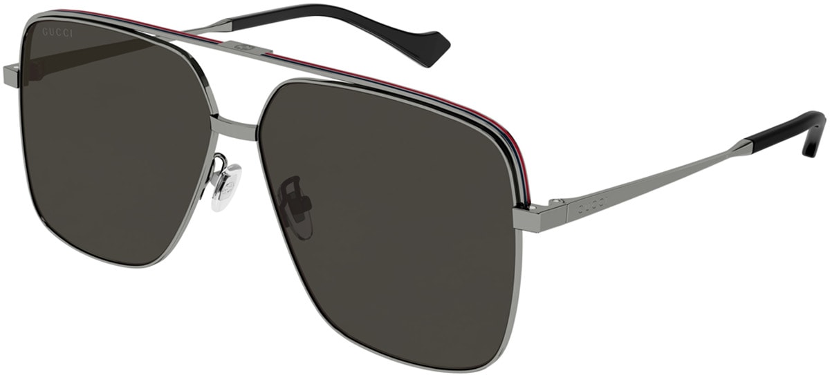 GUCCI: Gris Lunettes de soleil Specialized Fit Navigator Gris - 1