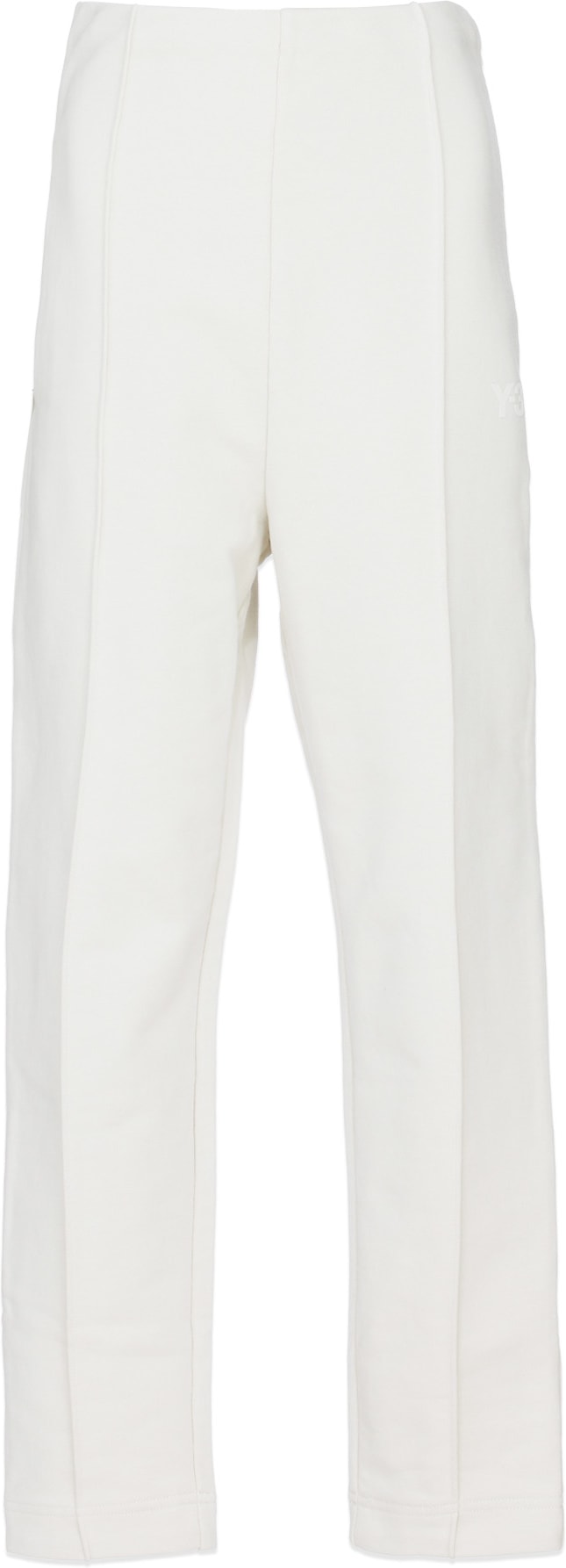 Y-3: Neutrals Classic Terry High Waist Pants - 1