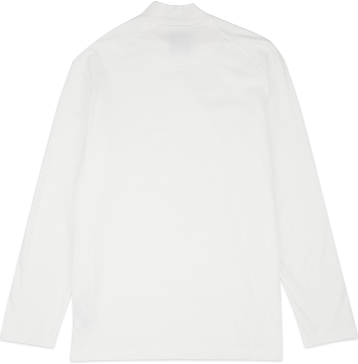 Y-3: White Classic Long Sleeve Mock Neck T-Shirt - 2