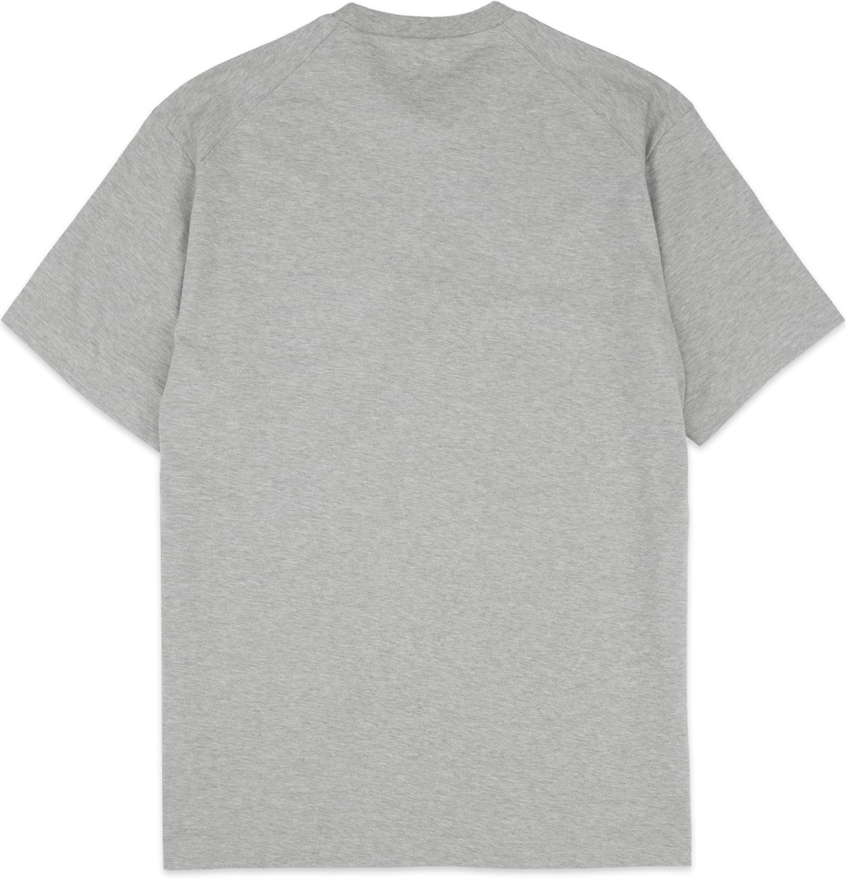Y-3: Gris T-Shirt à Logo Gris - 2
