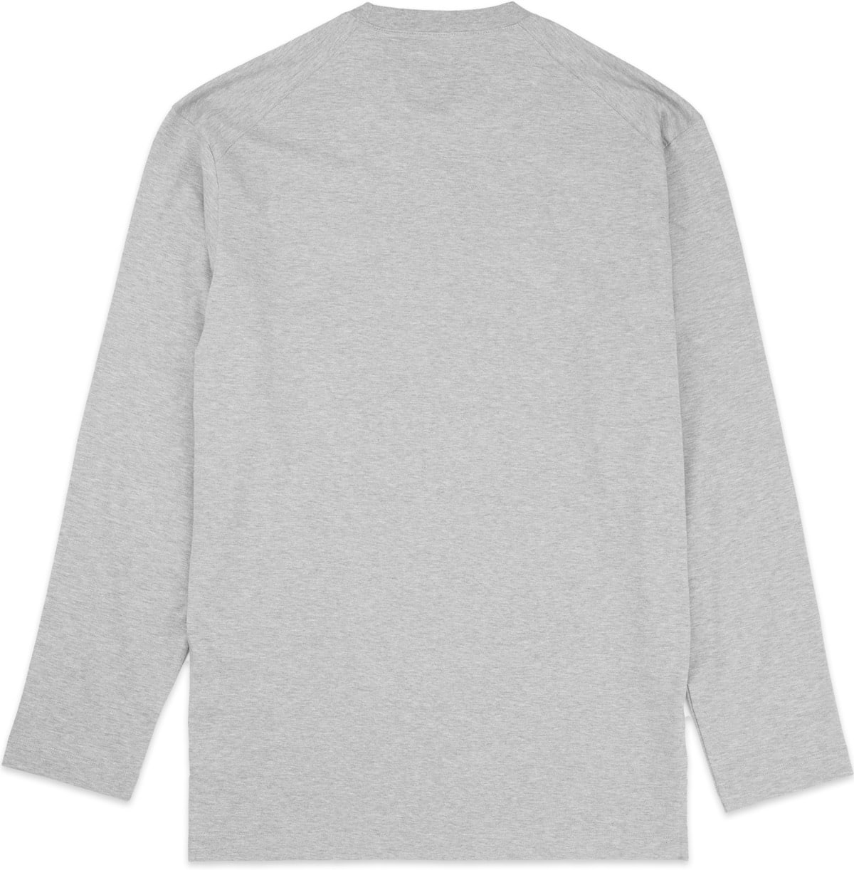 Y-3: Grey Classic Long Sleeve Logo T-Shirt - 2