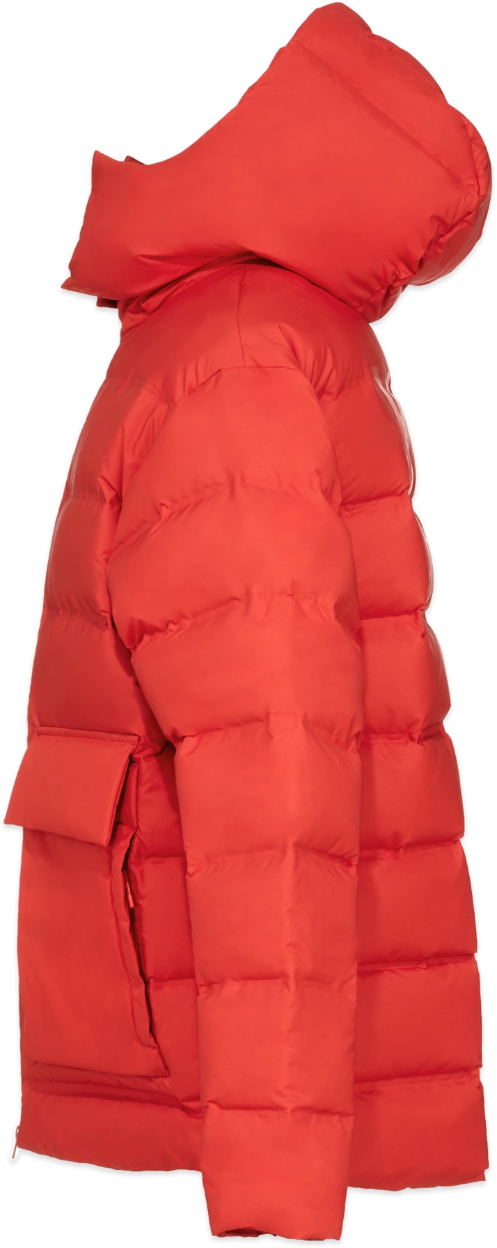 Y-3: Rouge Blouson en duvet Classic Puffy Rouge - 2