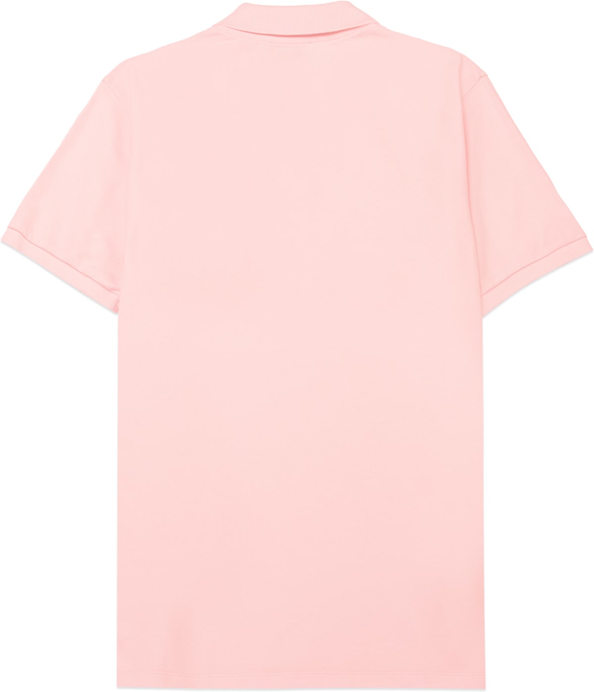 Maison Kitsuné: Pink Navy Fox Patch Classic Polo Shirt - 2