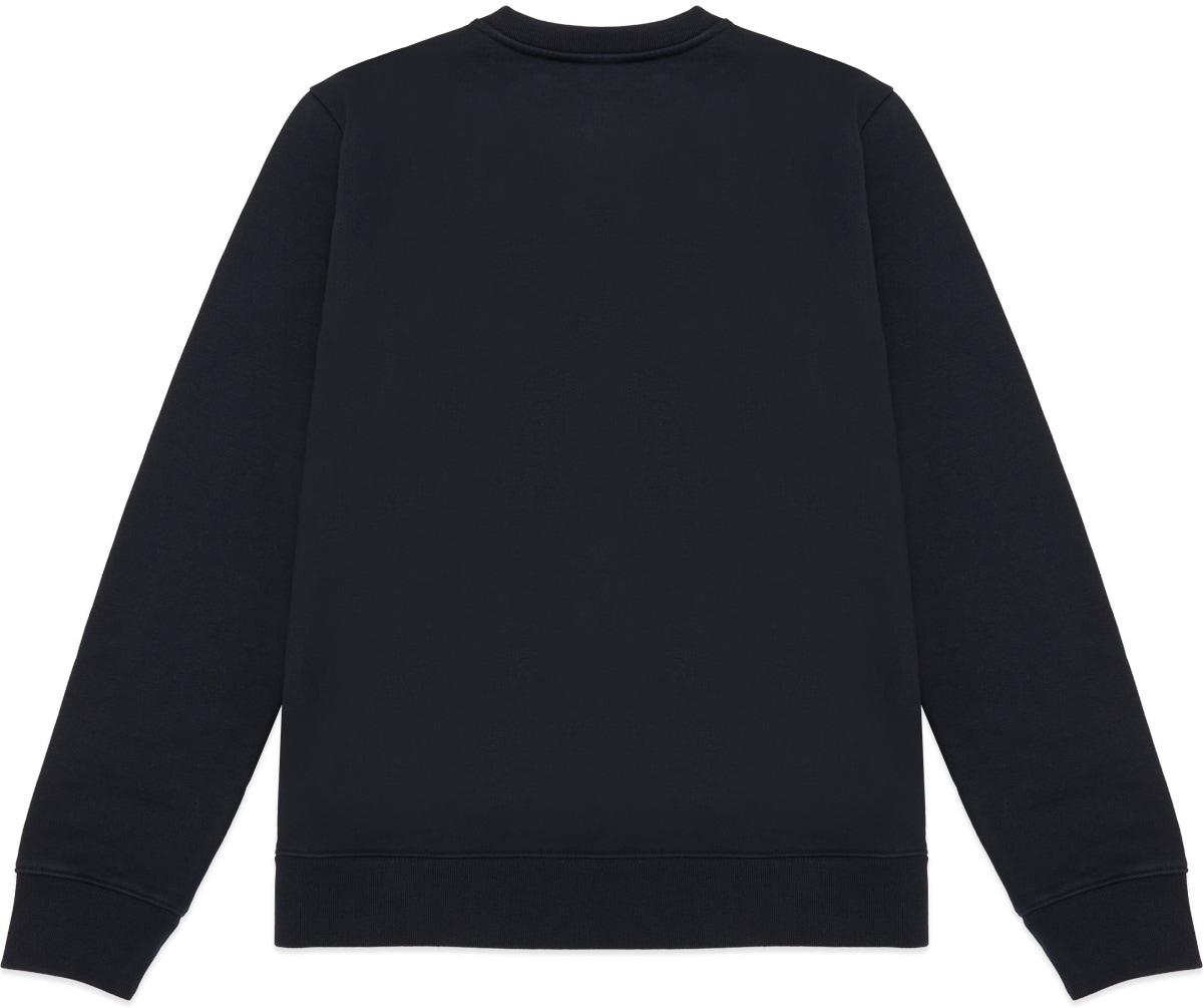 Maison Kitsuné: Bleu Pull Parisien Mirror Bleu - 2
