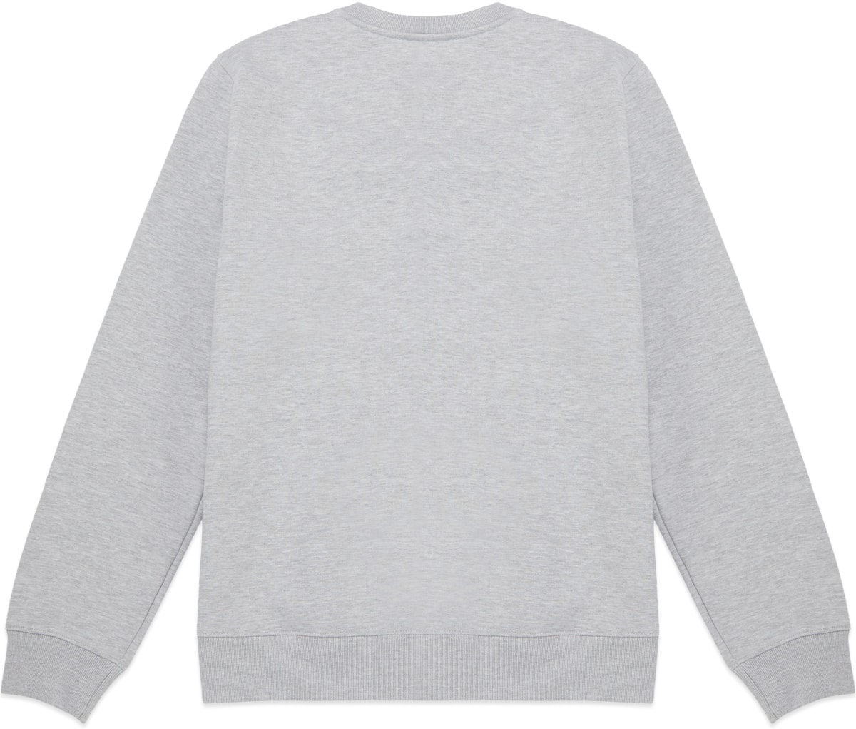 Maison Kitsuné: Grey Parisien Mirror Crew Sweater - 2