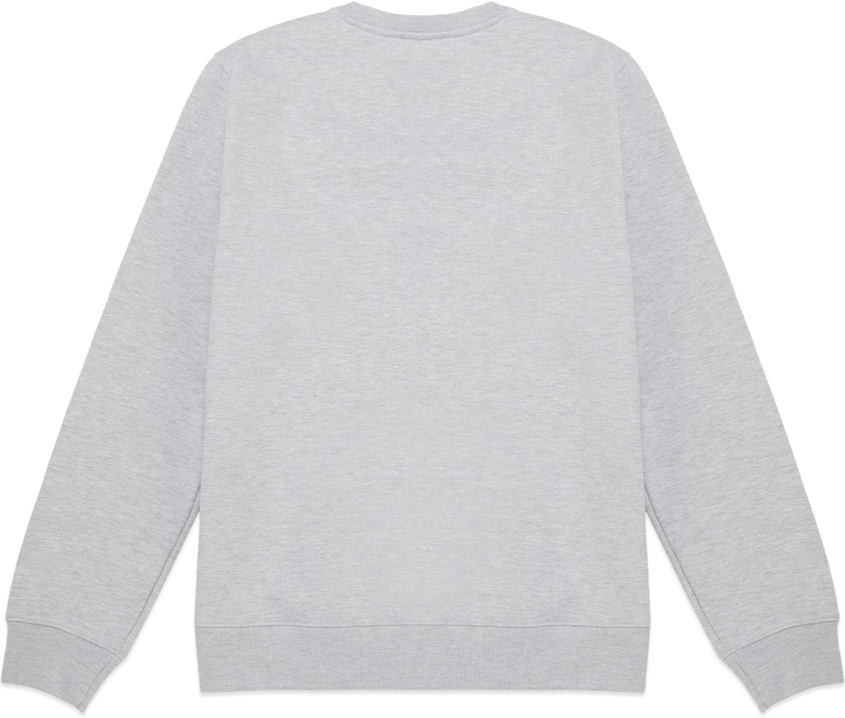 Maison Kitsuné: Grey Big Fox Crew Sweater - 2