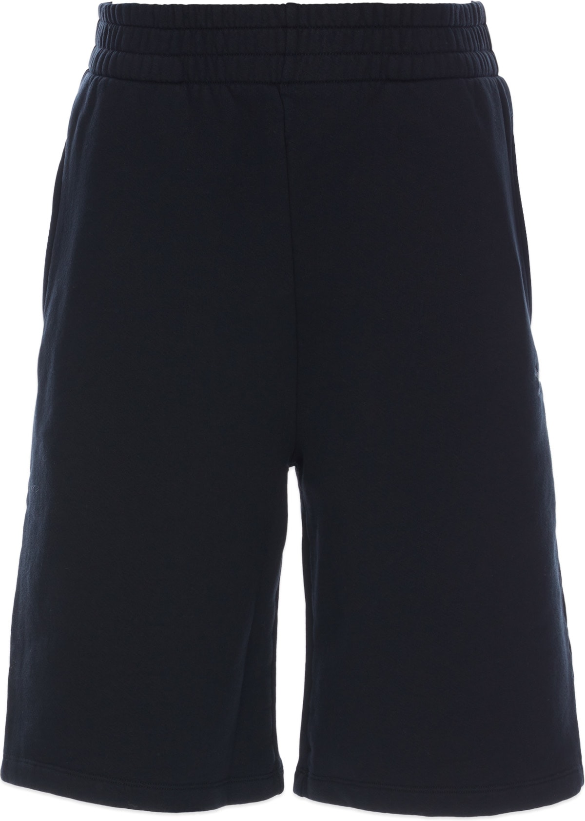 Maison Kitsuné: Black Tonal Fox Jogger Short - 1