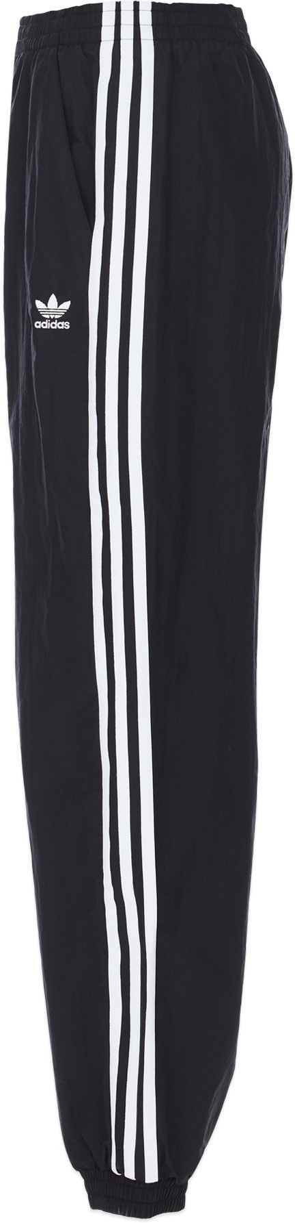 adidas Originals: Black Adicolor Double Waistband Fashion Track Pant - 2