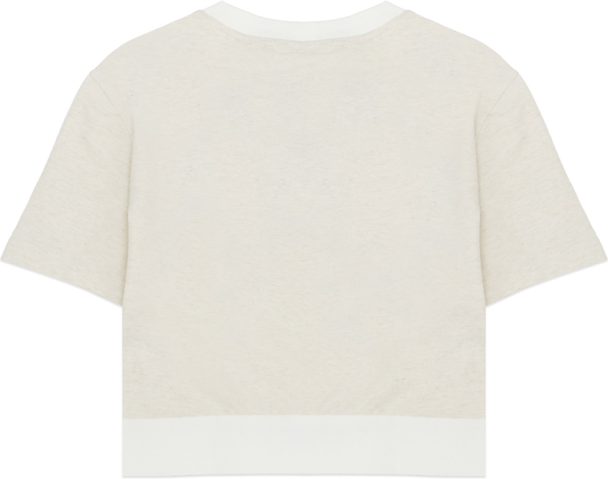 adidas Originals: White R.Y.V. Cropped T-Shirt - 2