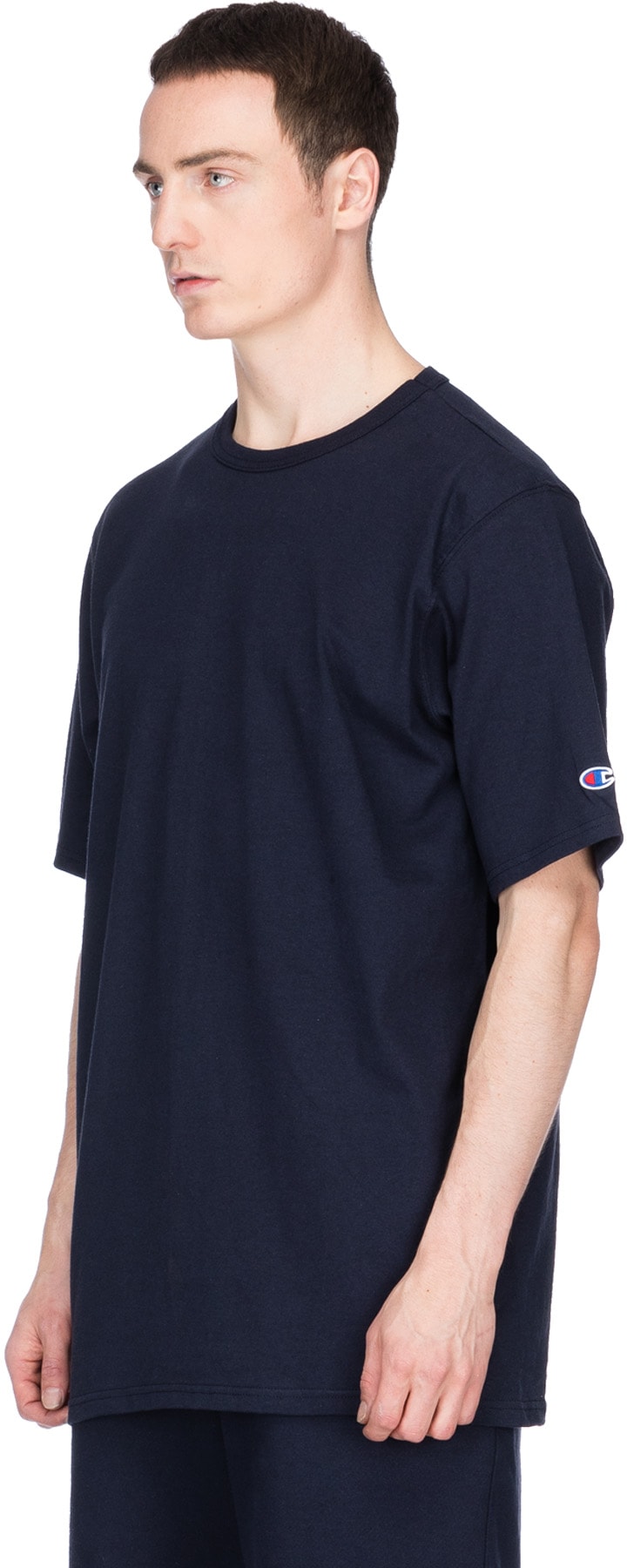 Champion: Blue C Sleeve Jersey T-Shirt - 2