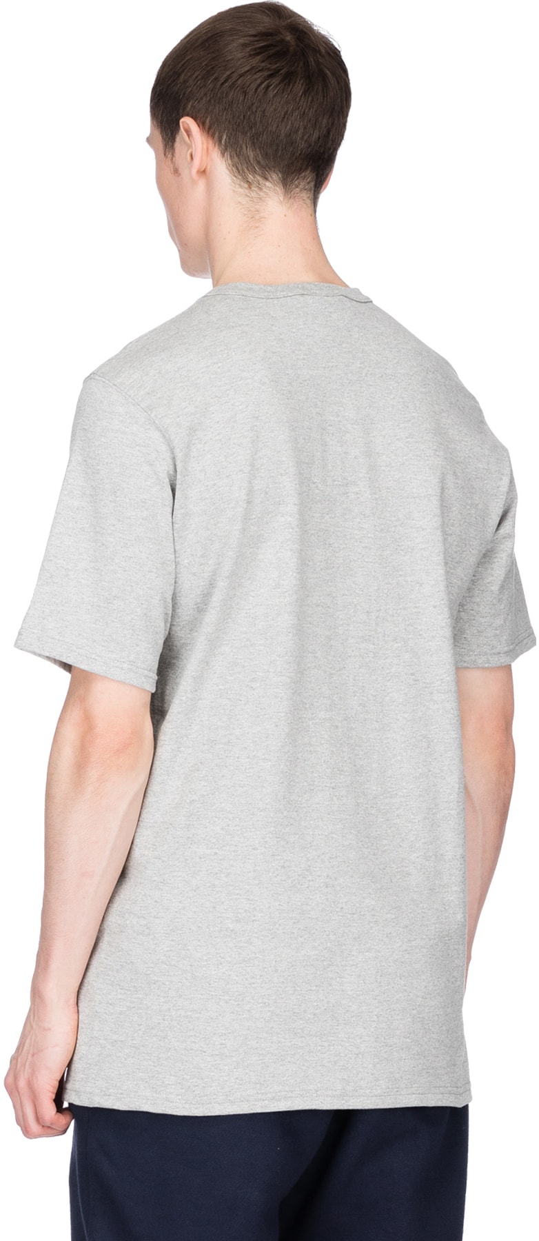 Champion: Grey C Sleeve Jersey T-Shirt - 3