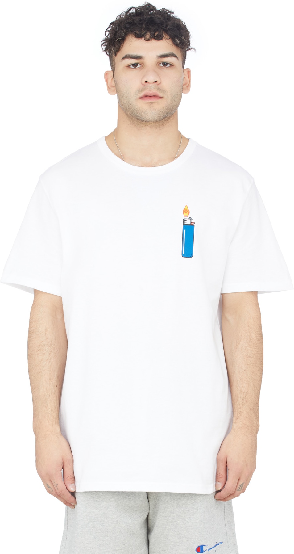 Champion: White Heritage T-Shirt - 1