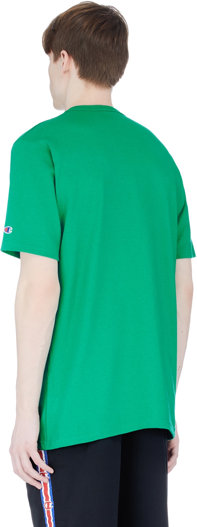 Champion: Green Heritage Script Jersey T-Shirt - 3