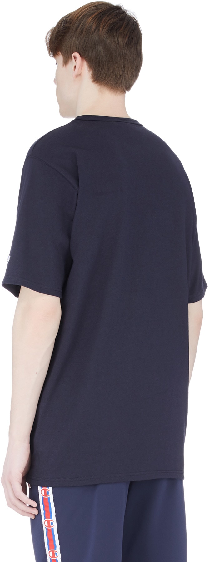 Champion: Blue Heritage Script Jersey T-Shirt - 3