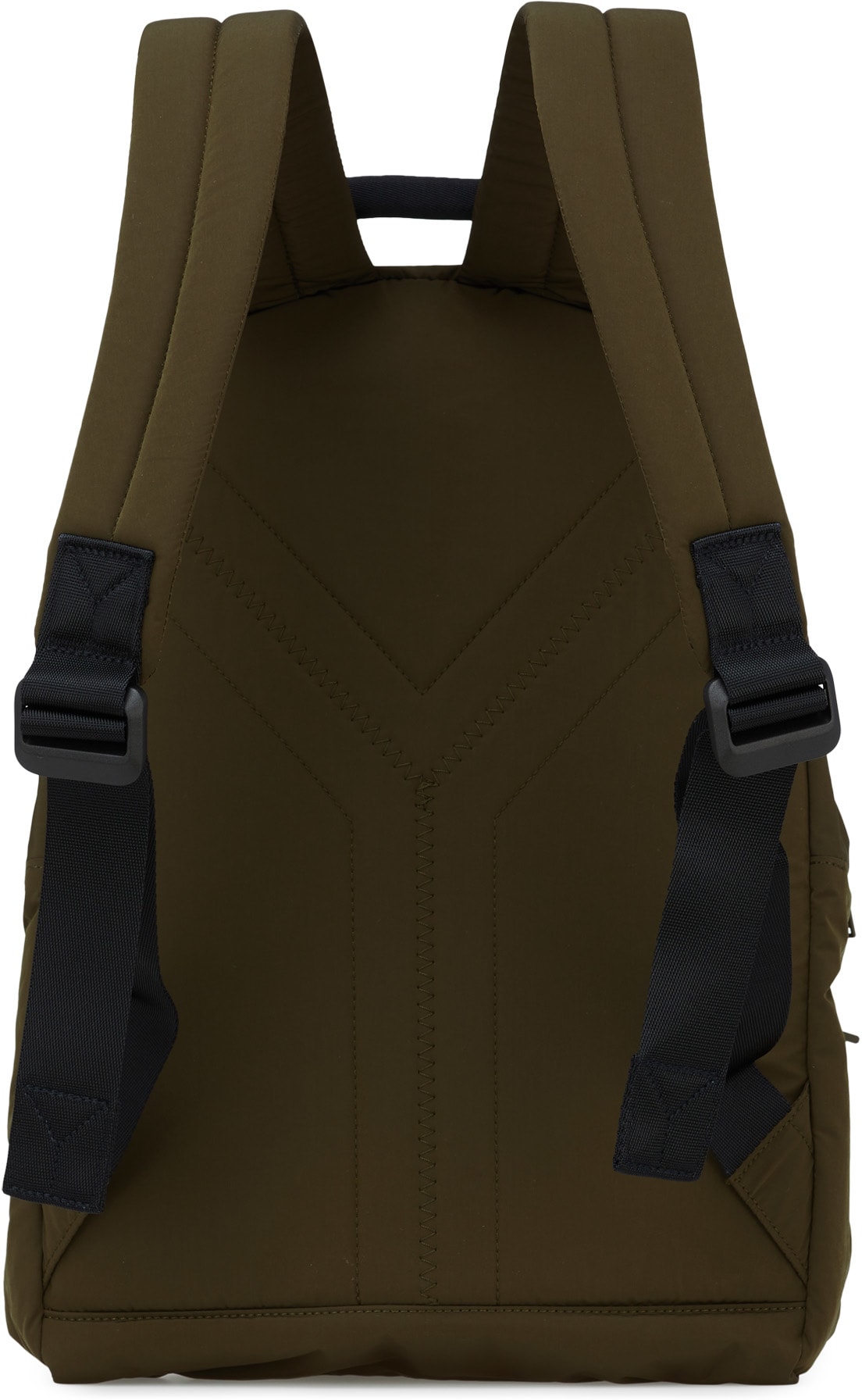 Y-3: Green Techlite Tweak Bag - 3