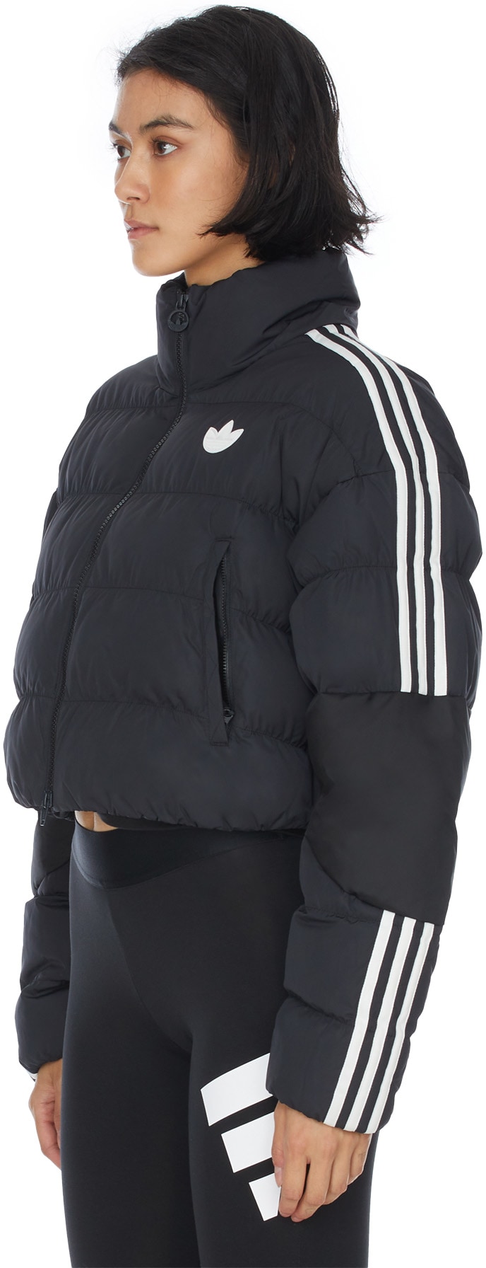 adidas Originals: Noir Manteau Court en Duvet Synthétique Noir - 2