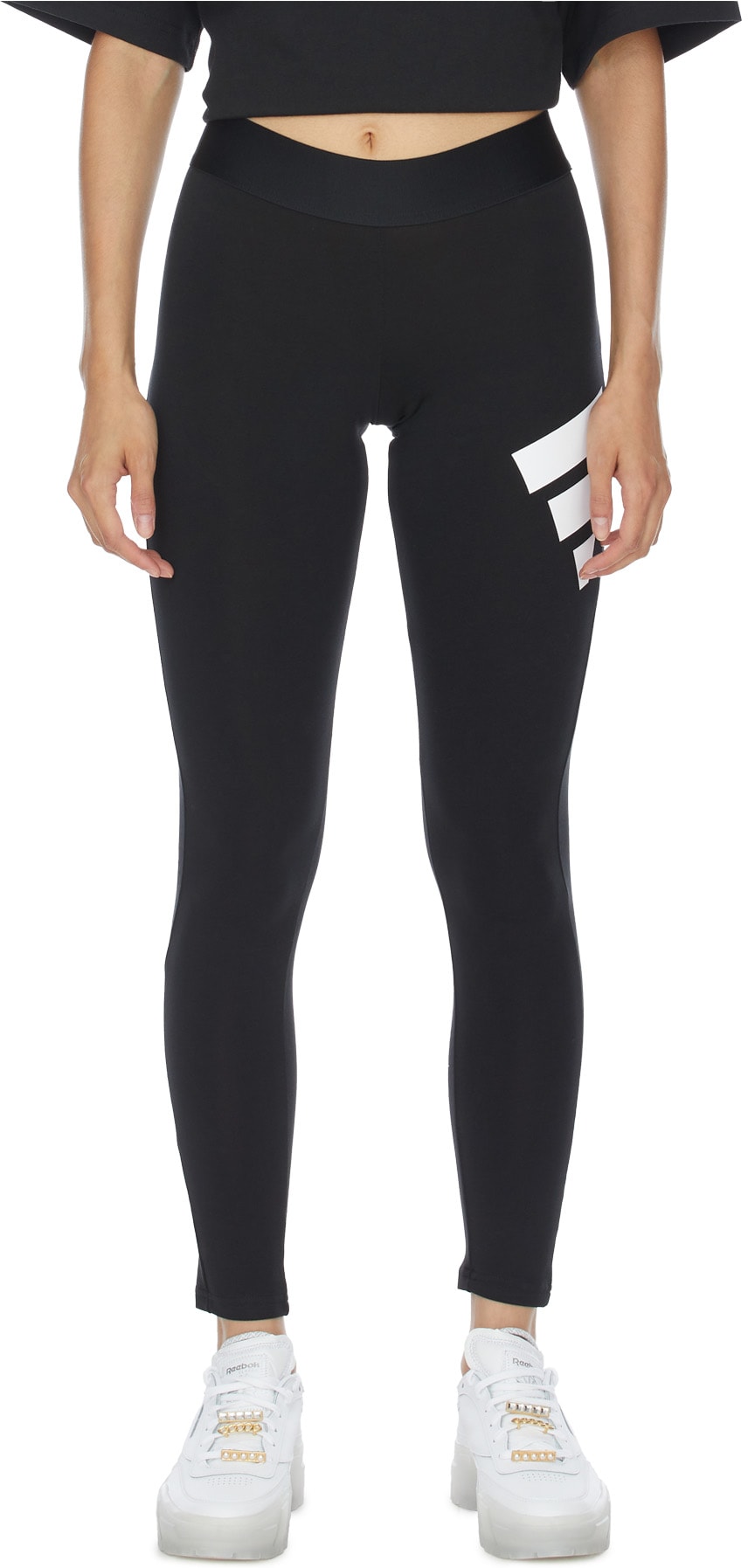 adidas Originals: Black Future Icon Legging - 1