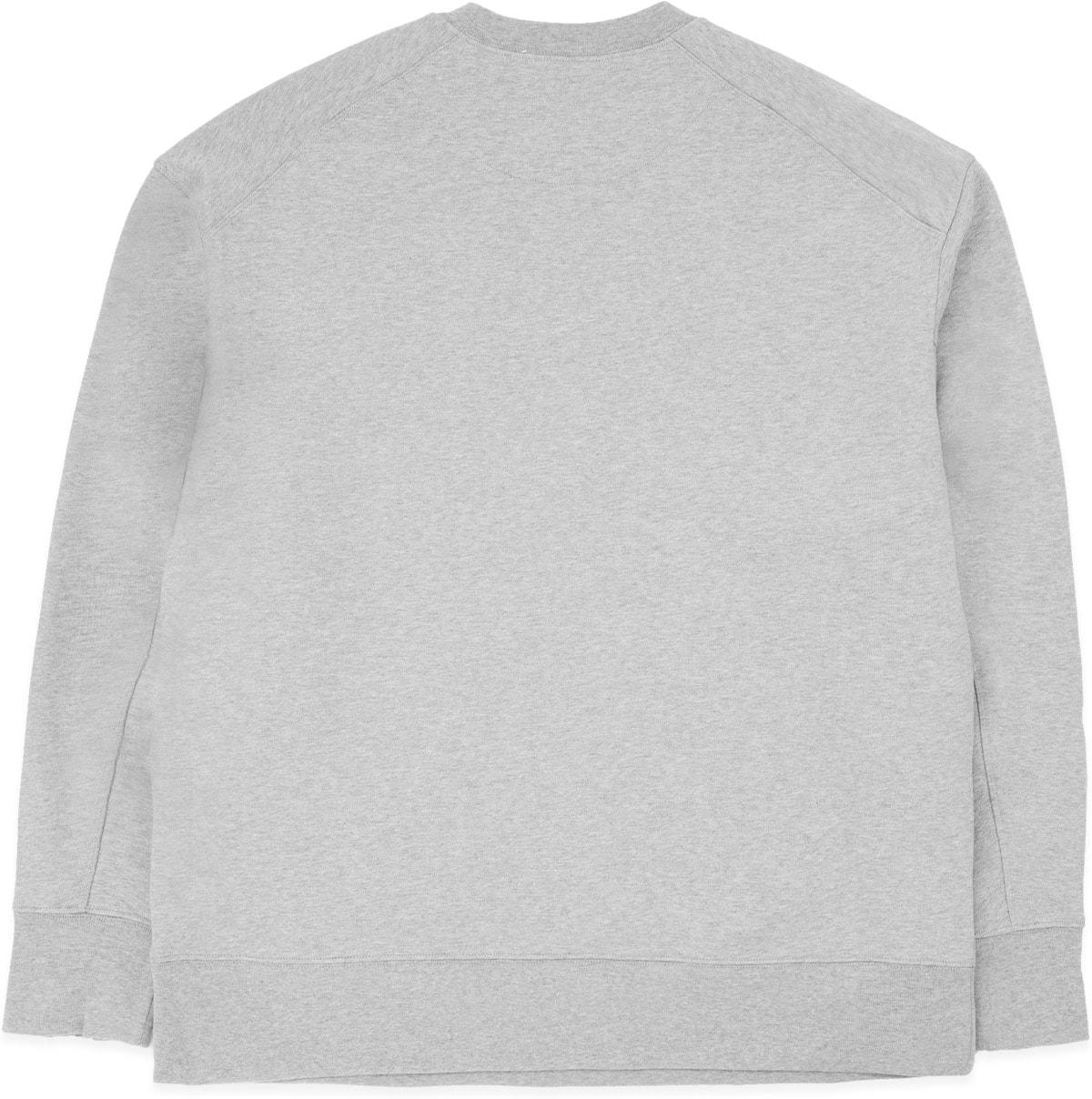 Y-3: Grey Classic Chest Logo Crew Sweater - 2