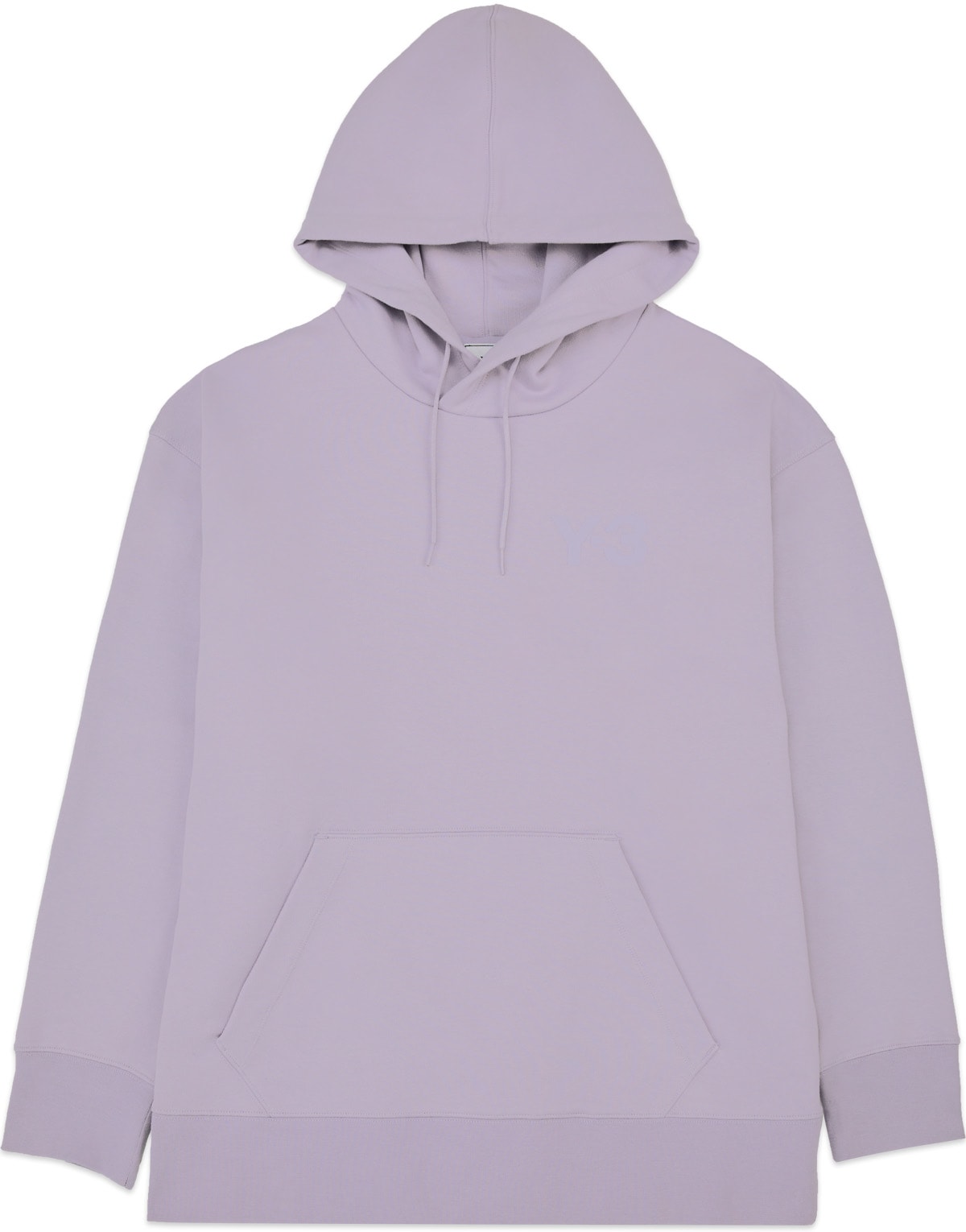 Y-3: Purple Classic Chest Logo Hoodie - 1