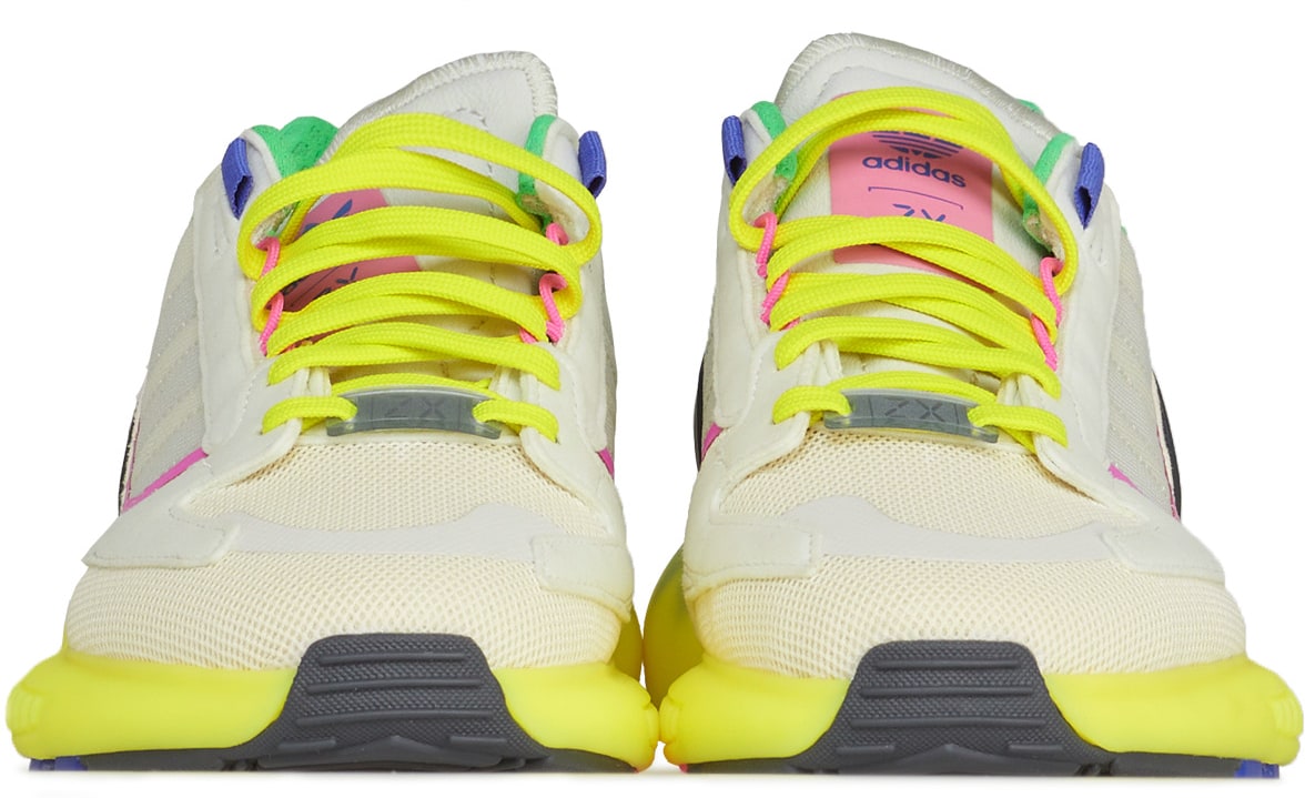 adidas Originals: White ZX 5K Boost - 3