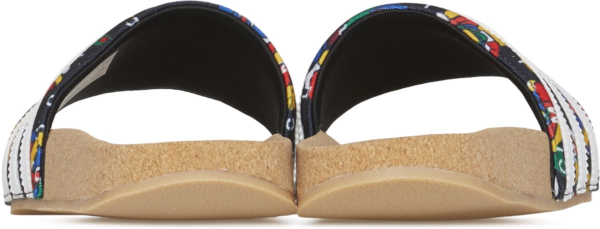 adidas Originals: Black Rich Mnisi Adilette - 5